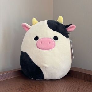 Squishmallows 8" Connor the Cow (Pink Nose) 2020 Release